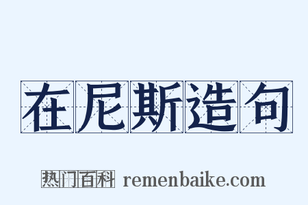 在尼斯造句是什么意思的图片